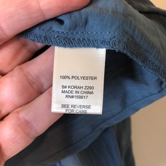 NWT Altar’d State Korah Crop Top, China Blue, Size Medium - Picture 5 of 5